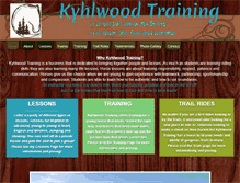 Tablet Screenshot of kyhlwoodtraining.com